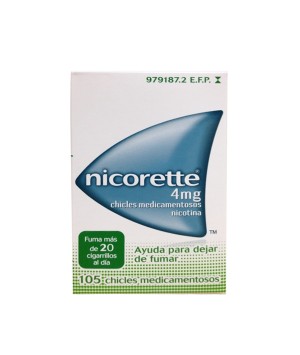 NICORETTE 4 MG 105 CHICLES