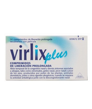 VIRLIX PLUS 5/120 MG 14 COMPRIMIDOS LIBERACION PROLONGADA