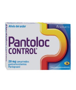 PANTOLOC CONTROL 20 MG 14 COMPRIMIDOS GASTRORRESISTENTES